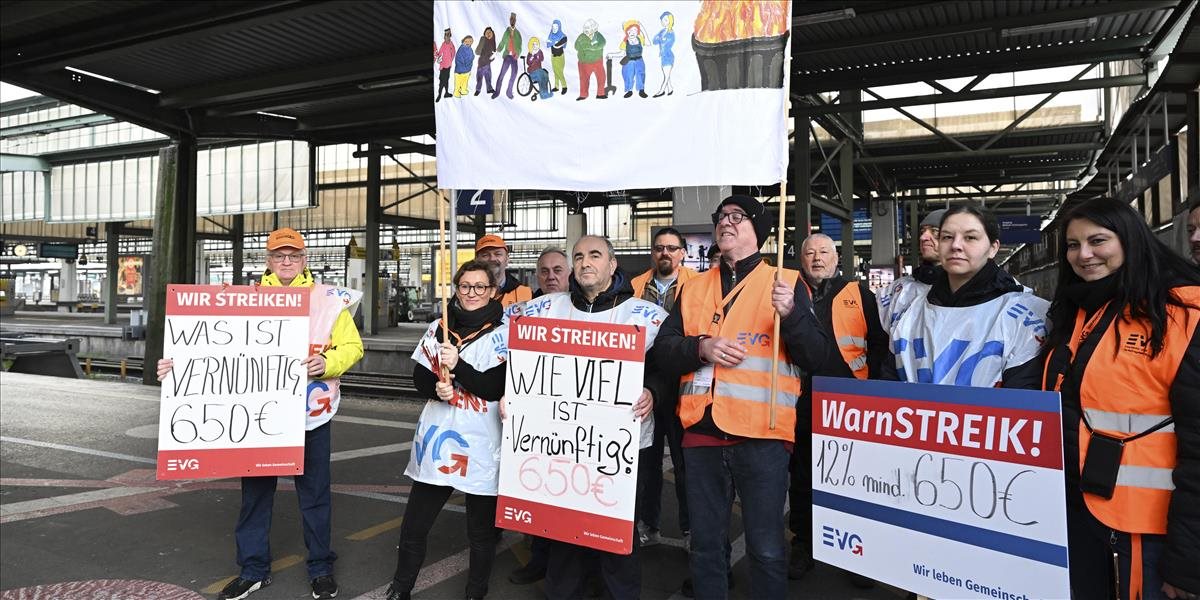 Nemeckí železničiari hrozia ďalším a ešte ostrejším štrajkom