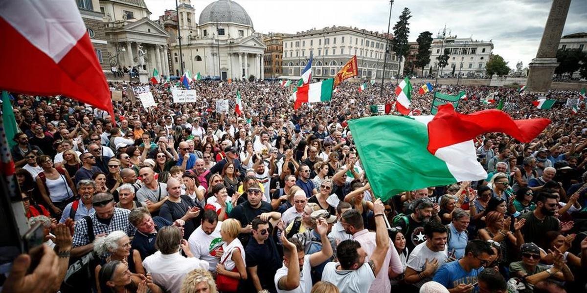Talianske odbory demonštrovali v Ríme proti sociálnej politike vlády