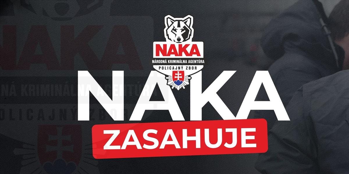 NAKA zadržala a obvinila sedem osôb z korupcie v akcii Urýchľovač