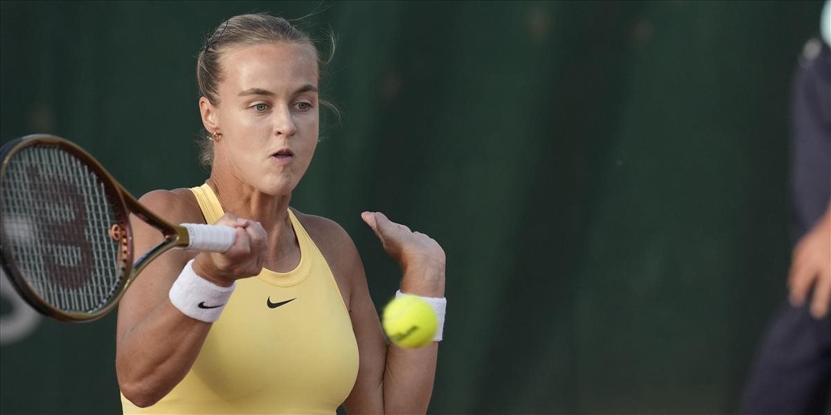 Slovenka Schmiedlová vyradila v 1. kole turnaja Roland Garros nasadenú Rusku Kudermetovovú