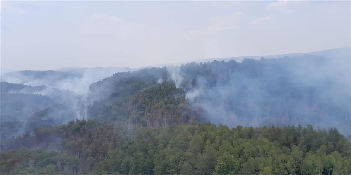 Požiar v Českom Švajčiarsku mal založiť bývalý strážca parku