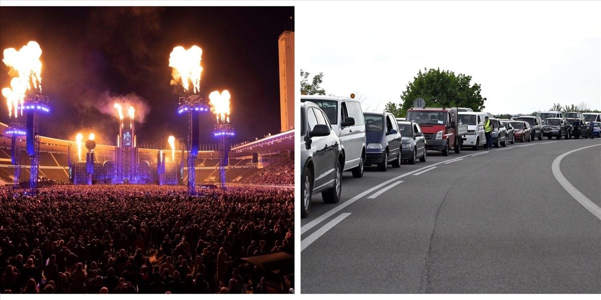 Polícia vydala dopravné usmernenia pre účastníkov koncertu skupiny Rammstein