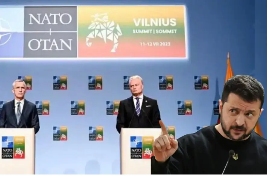 Zelenskyj skritizoval NATO za "neisté" a "slabé" výroky o členstve Ukrajiny