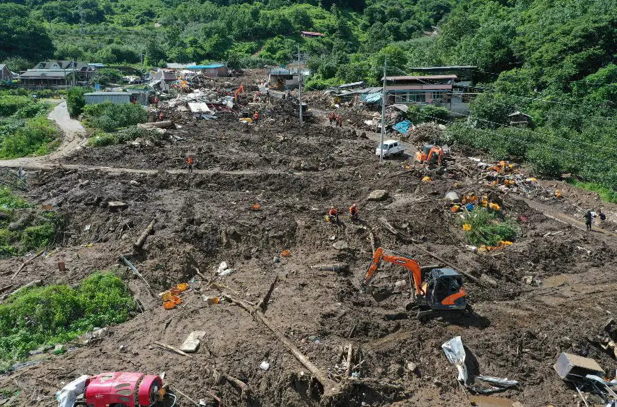 Dažde a záplavy v Južnej Kórei si už vyžiadali najmenej 40 obetí na životoch