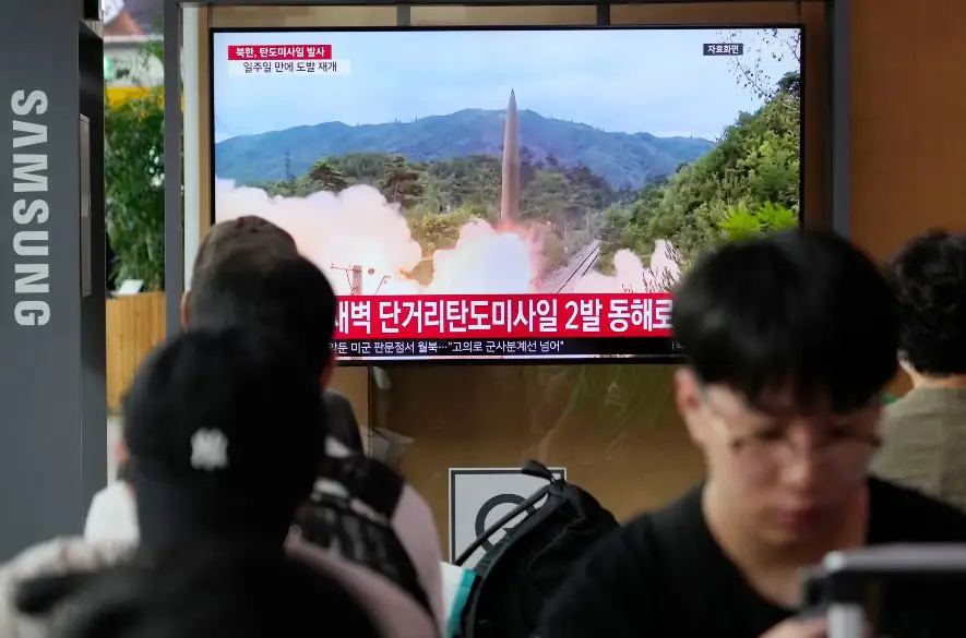 Severná Kórea vypálila balistickú raketu do Japonského mora