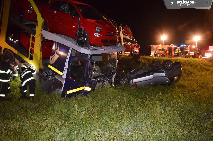 Nočnú dopravnú nehodu v Kysuckom Lieskovci neprežil 41-ročný vodič