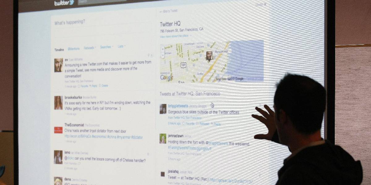 Sociálnu sieť Twitter využíva už viac než 200 miliónov ľudí