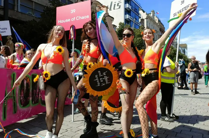 Desaťtisíce ľudí prešli Prahou v pochode Prague Pride na podporu LGBT+ menšiny