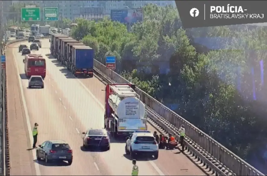 Upozornenie pre vodičov - obmedzená premávka na diaľnici D1 smer Petržalka