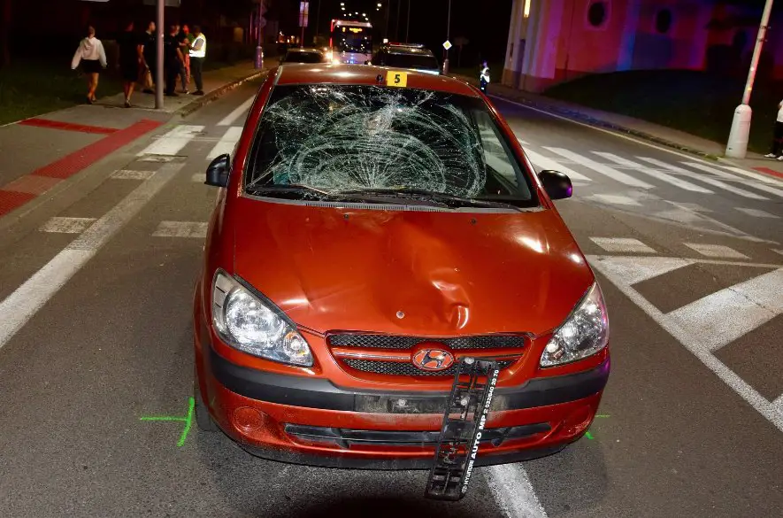 Vodička včera v Topoľčanoch zachytila a vážne zranila chodca na priechode