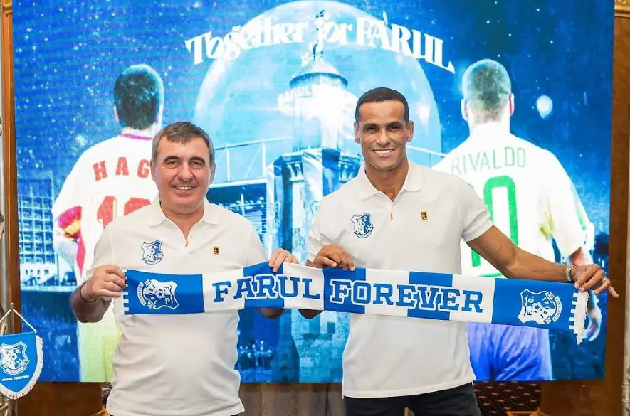 Bývalý brazílsky futbalista Rivaldo odkúpil podiel v rumunskom klube Farul Konstanca