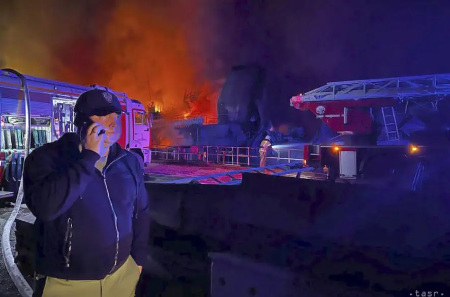 Na Kryme došlo k mohutným explóziám po útoku dronov