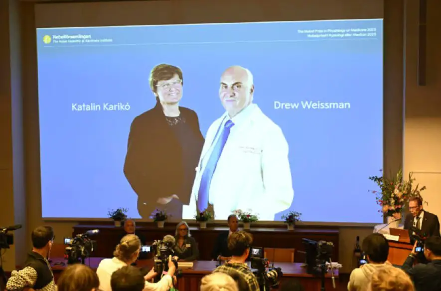 Nobelovu cenu za fyziológiu alebo medicínu získali vedci Katalin Karikó a Drew Weissman
