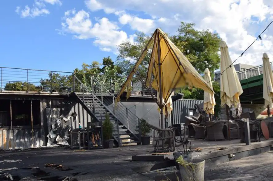 Reštauráciu pod Starým Mostom v Bratislave zasiahol požiar