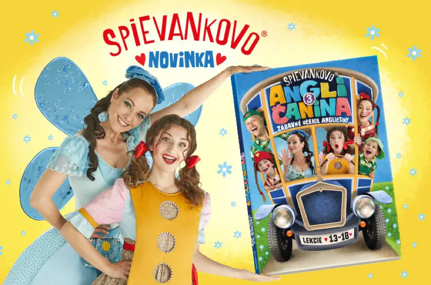 Nové DVD Spievankova Angličanina 3 pokrstila herečka Petra Dubayová lentilkami!