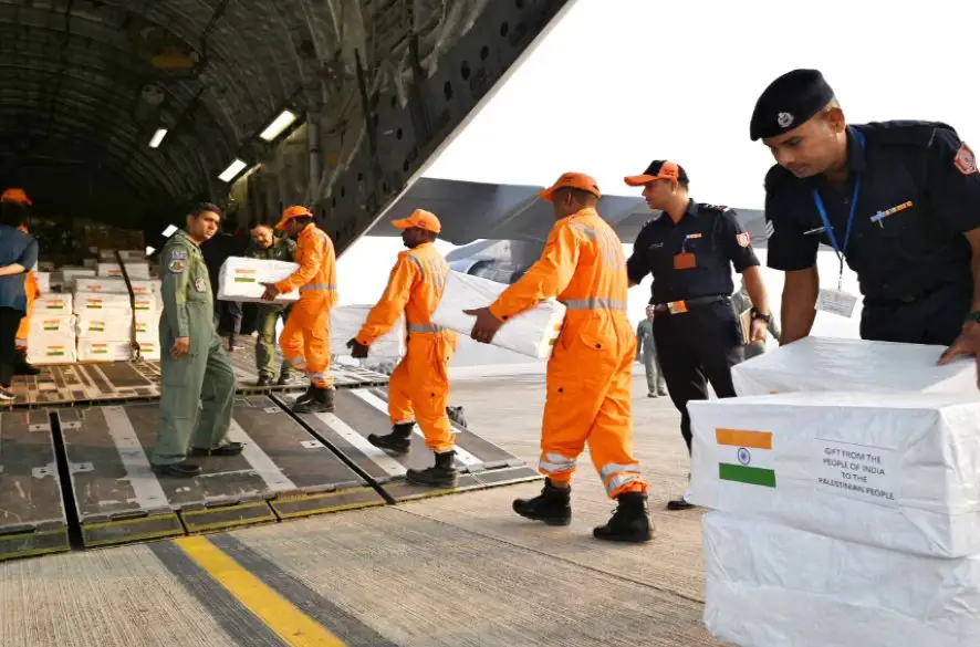 India poslala do Egypta humanitárnu pomoc určenú pre civilistov v Gaze