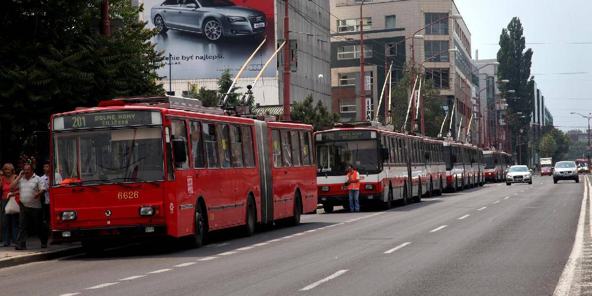 Bratislavský Dopravný podnik vyhlásil nový tender na trolejbusy