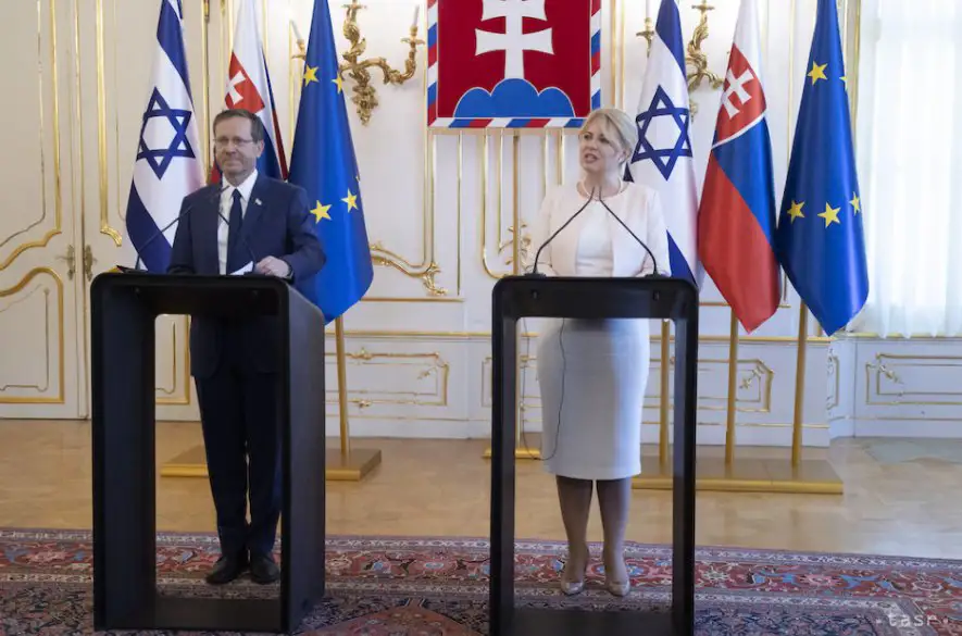 Prezidentka Čaputová v rozhovore s izraelským prezidentom Herzogom vyjadrila solidaritu s Izraelom