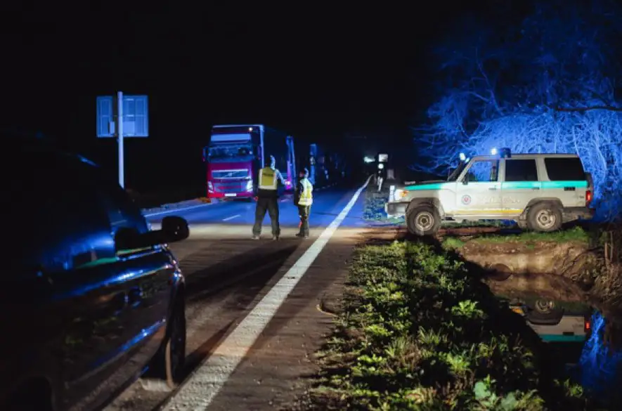 Polícia na východnej hranici obmedzila kamiónovú dopravu