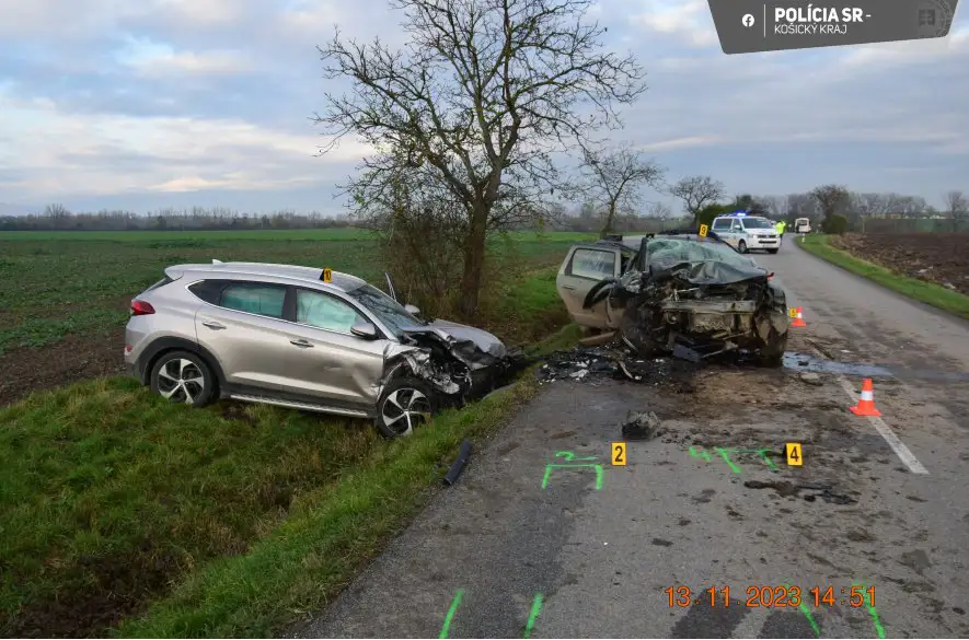 Vážna dopravná nehoda v trebišovskom okrese na pár hodín obmedzila dopravu