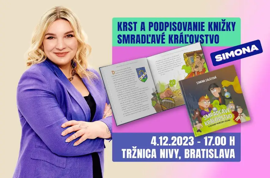 Simona Salátová srší humorom za každých okolností. Tentokrát vydala detskú, mimoriadne vtipnú knihu!