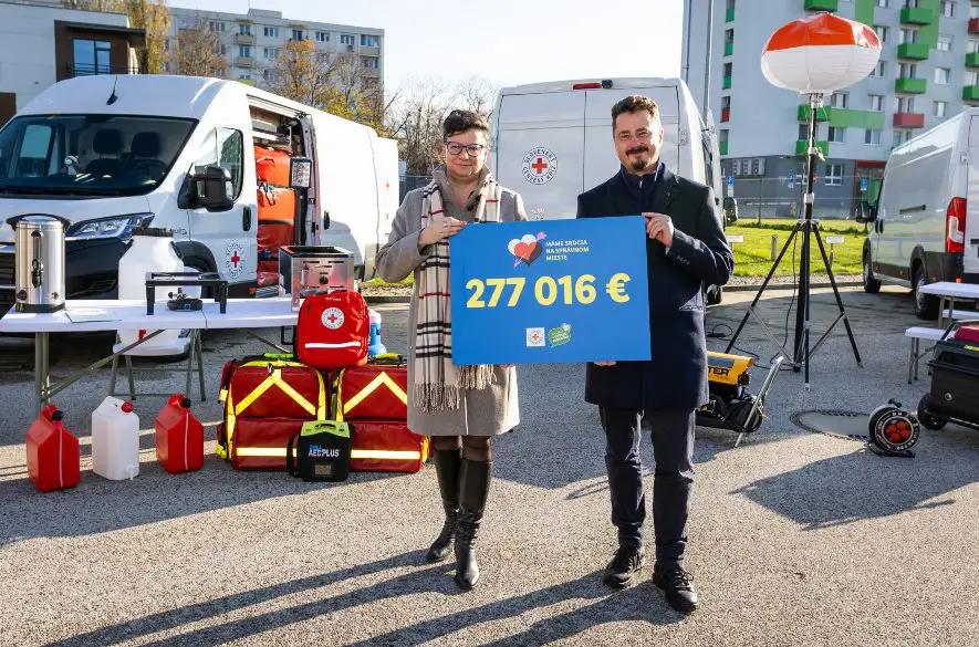Slovenský Červený kríž získal tri vozidlá špeciálne upravené do krízových situácií
