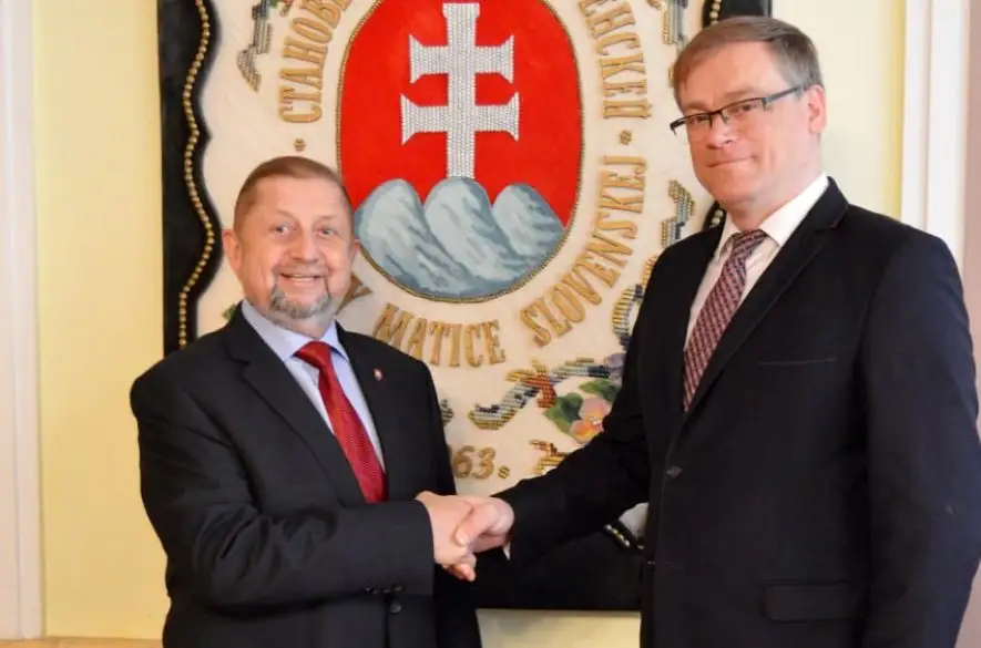 Štefan Harabin navštívil ústredie Matice slovenskej v Martine, ocenil jej prístup