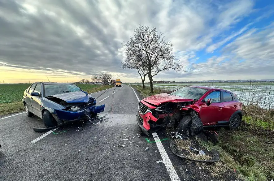 Na ceste medzi obcami Tomášov a Most pri Bratislave sa čelne zrazili dve autá
