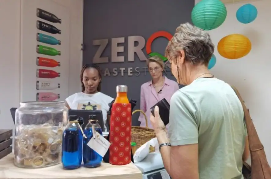 Zero-waste obchod v africkej Namíbii podporuje environmentálne udržateľné postupy