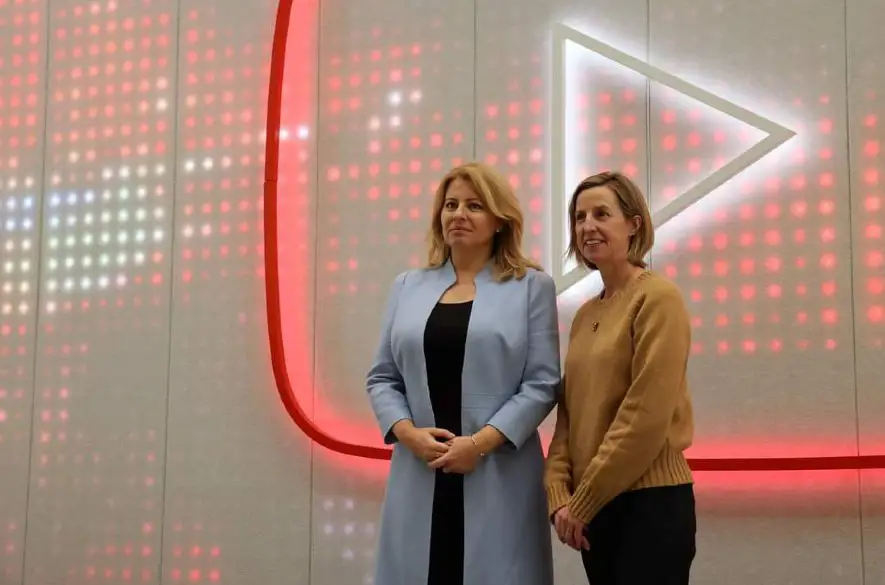 Prezidentka Zuzana Čaputová sa stretla s viceprezidentkou Youtube Leslie Miller