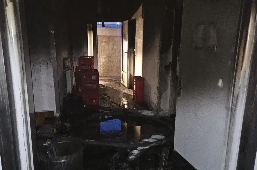 Hasiči dnes ráno zasahovali pri požiari nemocnici v Trnave
