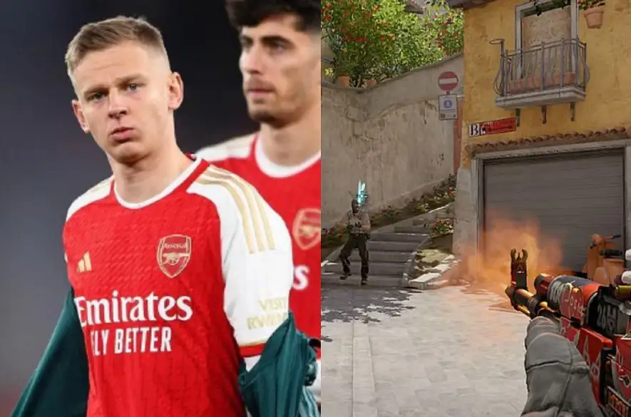 Hviezdny futbalista Arsenalu Oleksandr Zinčenko je majstrom streľby nielen na ihrisku, ale aj v hre Counter-Strike 2
