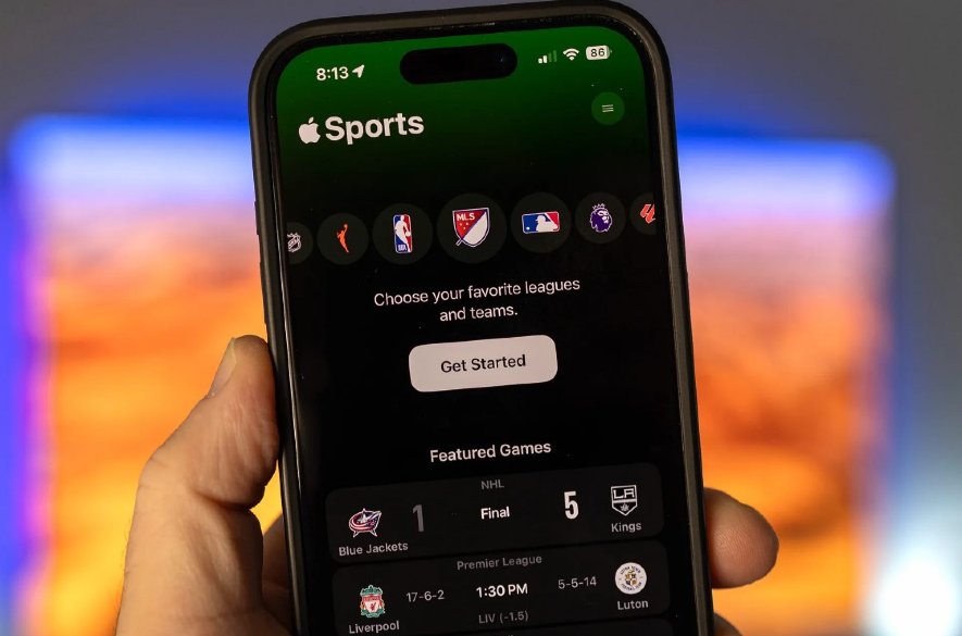 Apple spúšťa bezplatnú športovú aplikáciu na sledovanie aktuálnych výsledkov
