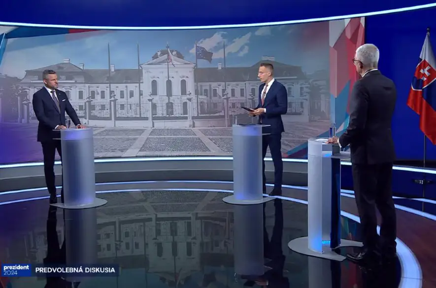 VIDEO: Pellegrini vs. Korčok. Čo v jednej minúte povedali na záver vzájomnej debaty?