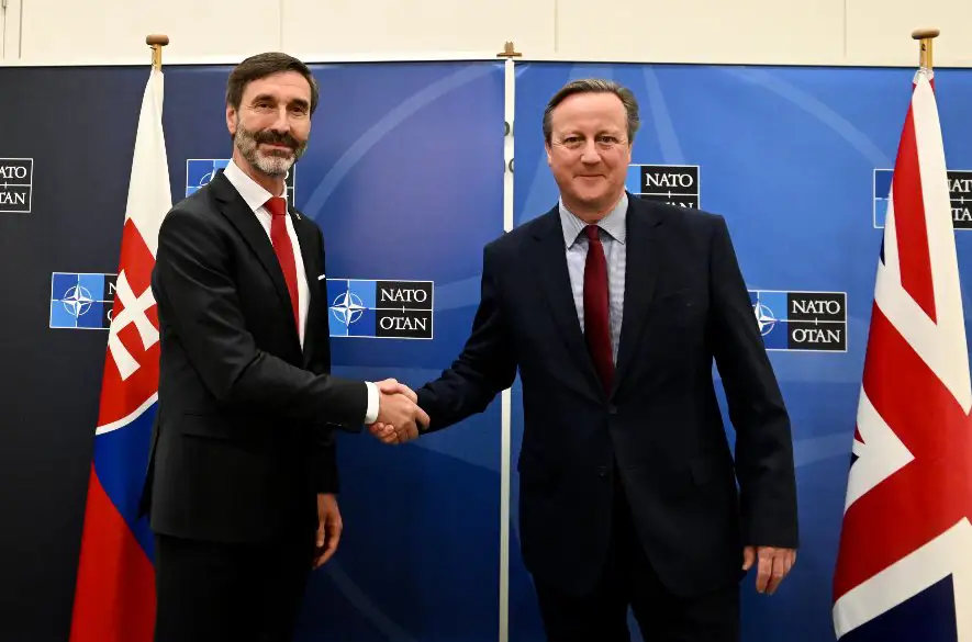 Minister Juraj Blanár rokoval s britským ministrom Davidom Cameronom. Čo bolo predmetom rokovania?