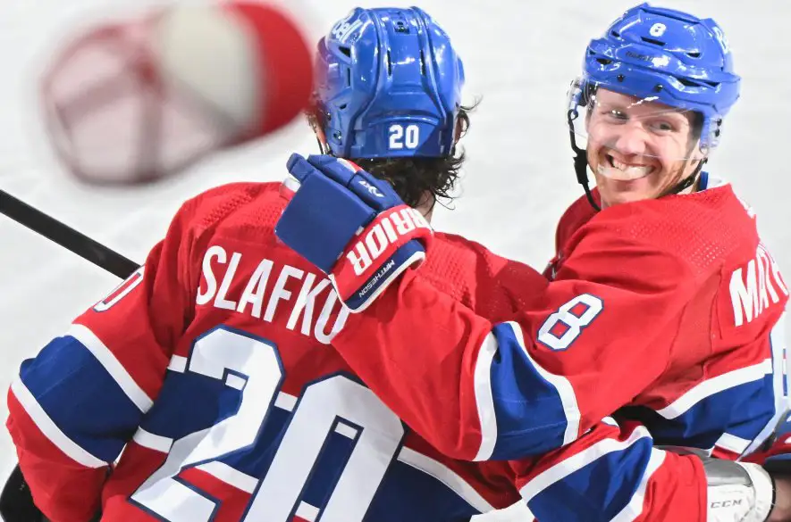 NHL: Juraj Slafkovský zaznamenal gól a asistenciu, strelecky sa presadil aj Tomáš Tatar
