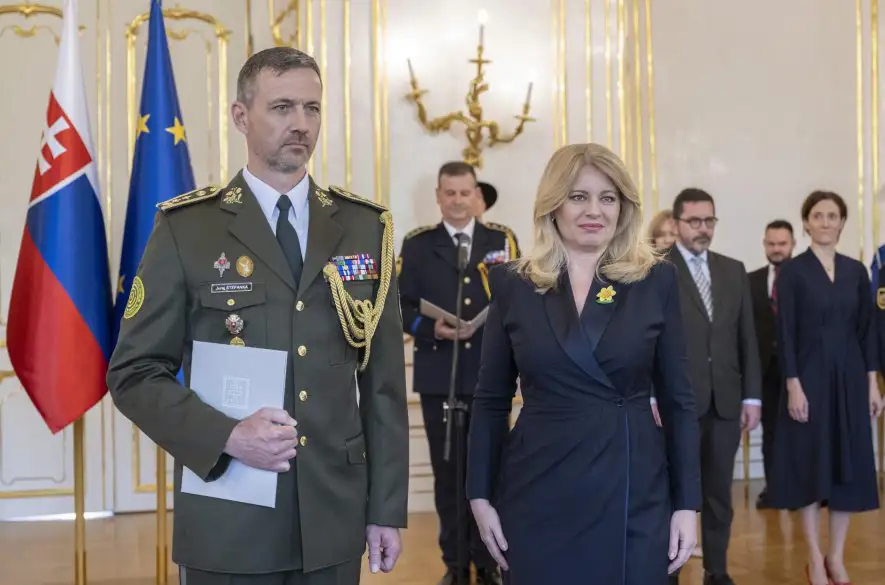 Prezidentka Čaputová vymenovala a povýšila generálov ozbrojených síl