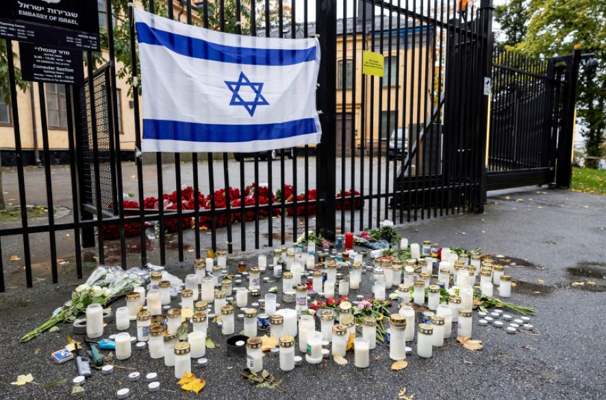 Štokholm: Streľba blízko izraelskej ambasády