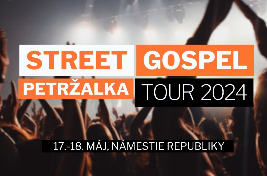 V Petržalke dnes pokračuje Street Gospel Tour! Pripravené sú koncerty, diskusie a program pre deti + VIDEO