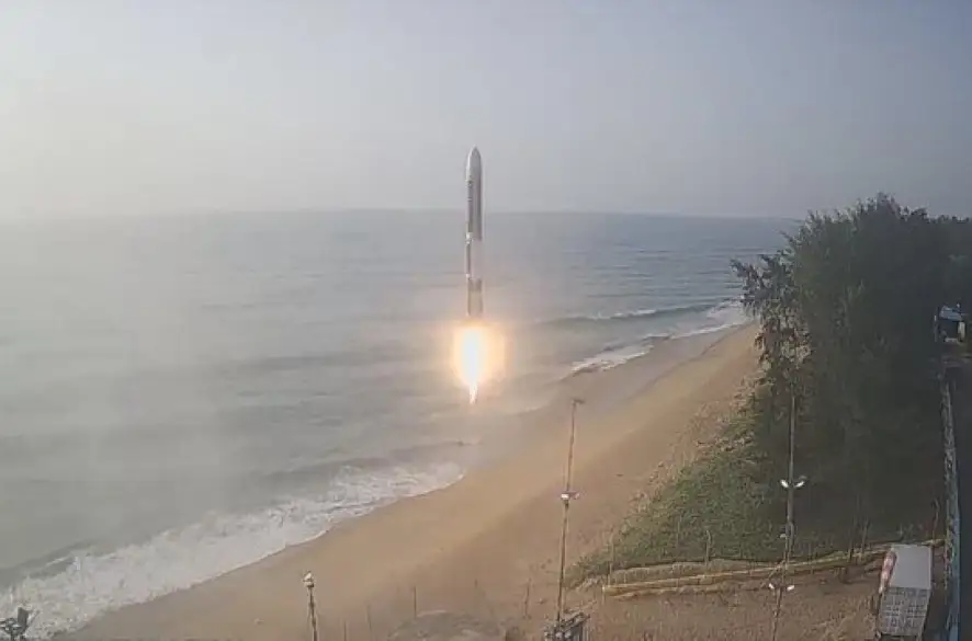 India: Agnikul Cosmos vypustil druhú súkromne postavenú raketu. Motor vyrobený technológiou 3D + VIDEO
