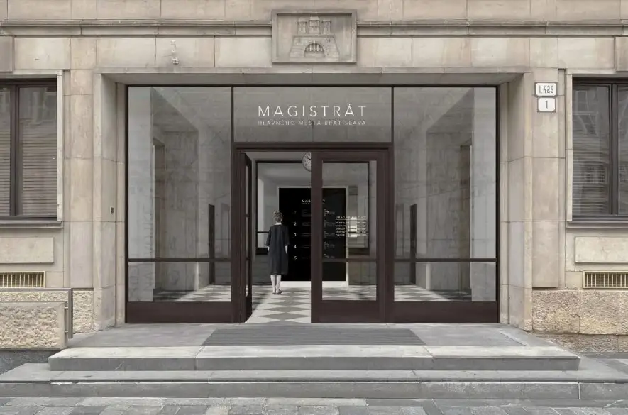 Evakuácia bratislavského Magistrátu