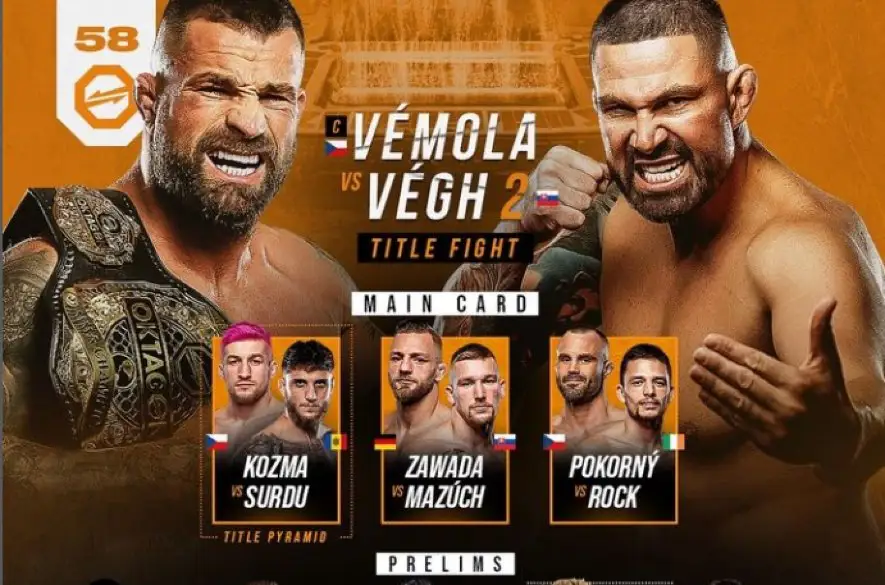 10 strhujúcich zápasov na OKTAGONe 58: VÉMOLA vs. VÉGH 2