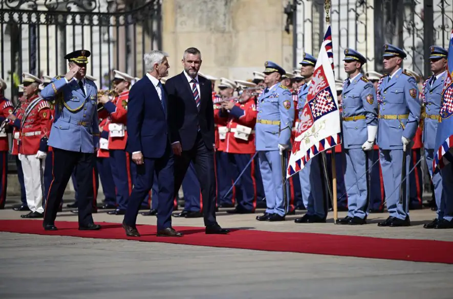 Pavel prijal na Pražskom hrade slovenského prezidenta P. Pellegriniho