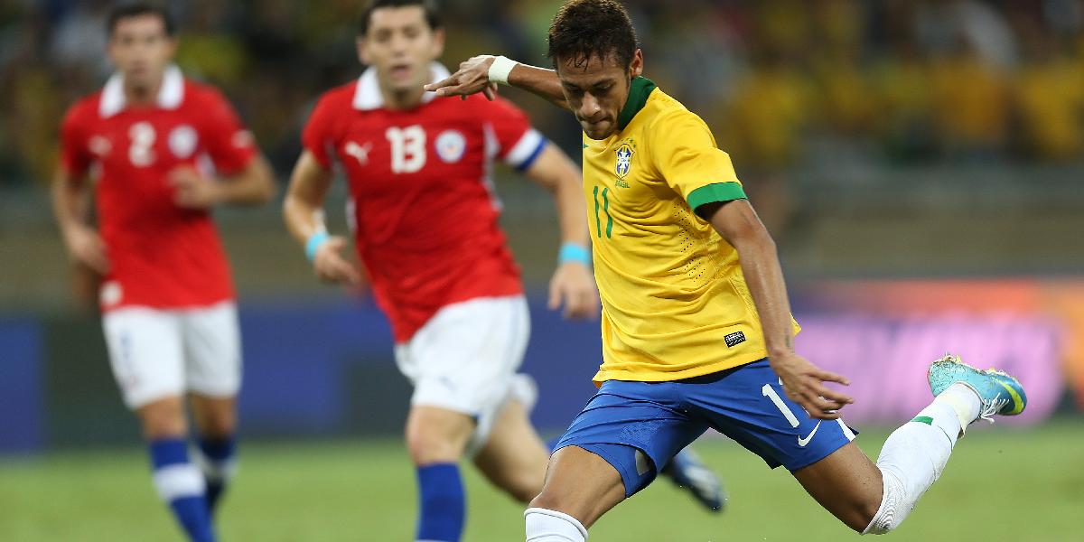Brazília remizovala s Chile 2:2, diváci ju vypískali