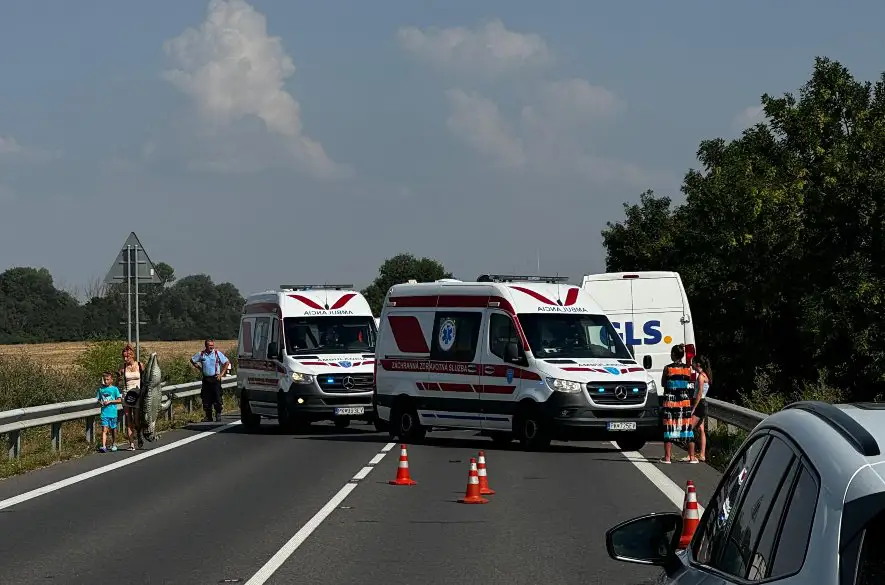 Vážna dopravná nehoda medzi Galantou a Sládkovičovom