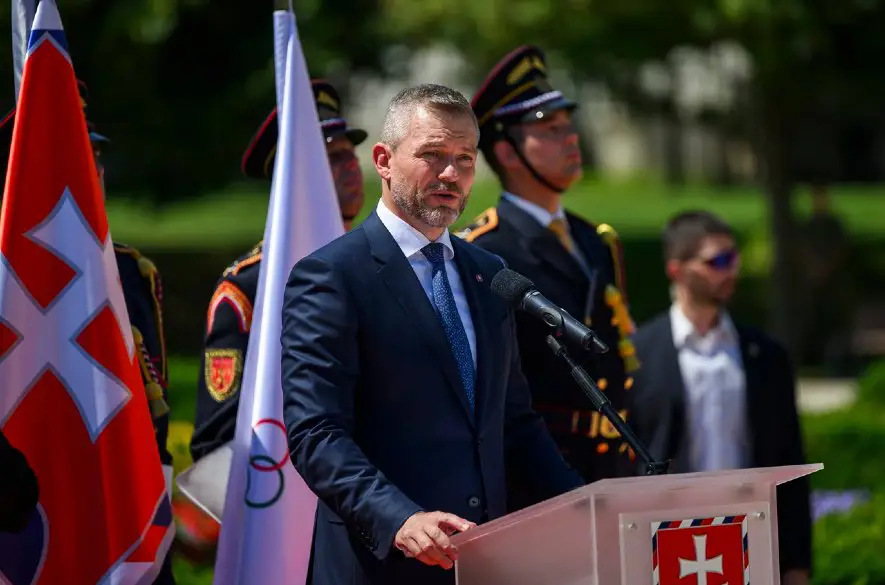 Slovenskí olympionici zložili sľub do rúk prezidentovi Pellegrinimu +VIDEO