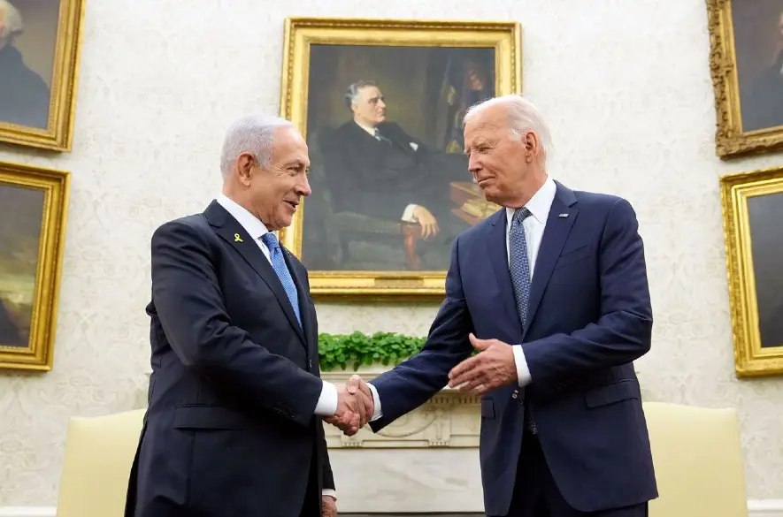 Biden v Bielom dome prijal izraelského premiéra Benjamina Netanjahua + VIDEO