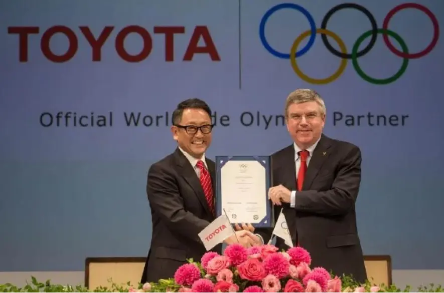 Toyota nie je spokojná so sponzoringom olympiády. Prekážajú jej spôsoby, akými sú využité financie