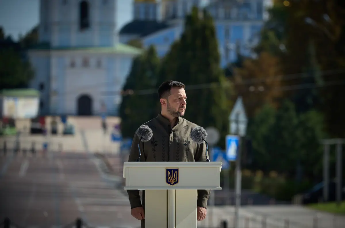 Zelenskyj k 33. výročiu nezávislosti: Rusko chce zničiť Ukrajinu, ale vojna sa vrátila domov  +VIDEO