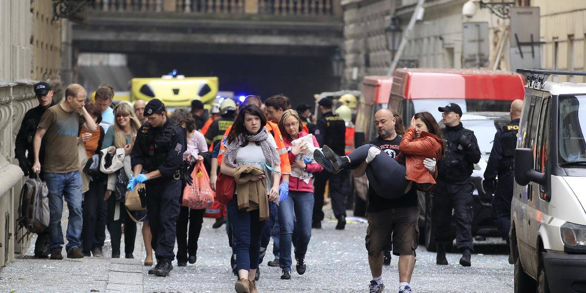 Výbuch v centre Prahy: 35 zranených, v budove nikoho nenašli!